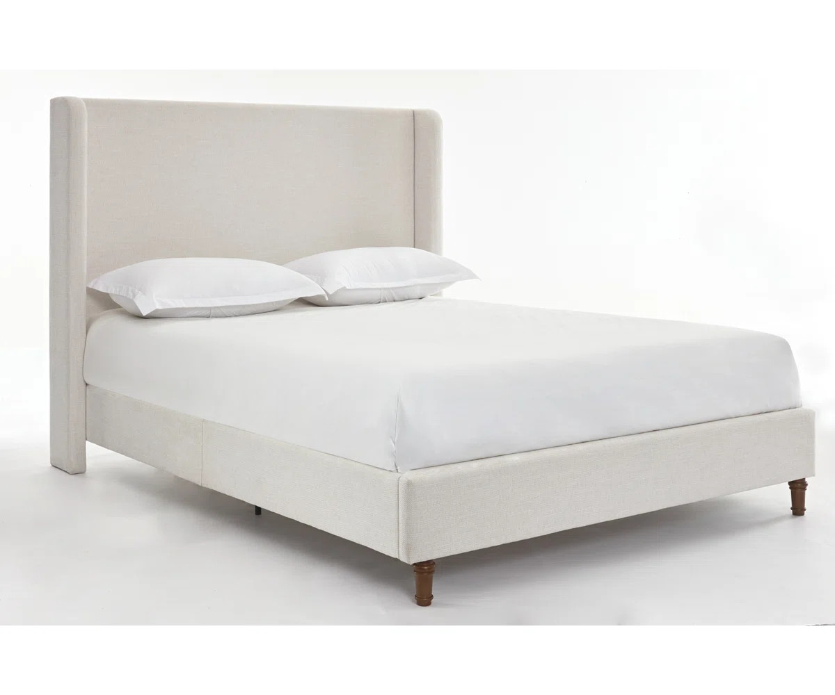 Mozter Upholstered Wingback Platform Bed | Wayfair North America