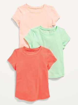 3-Pack Short-Sleeve T-Shirt for Toddler Girls | Old Navy (US)