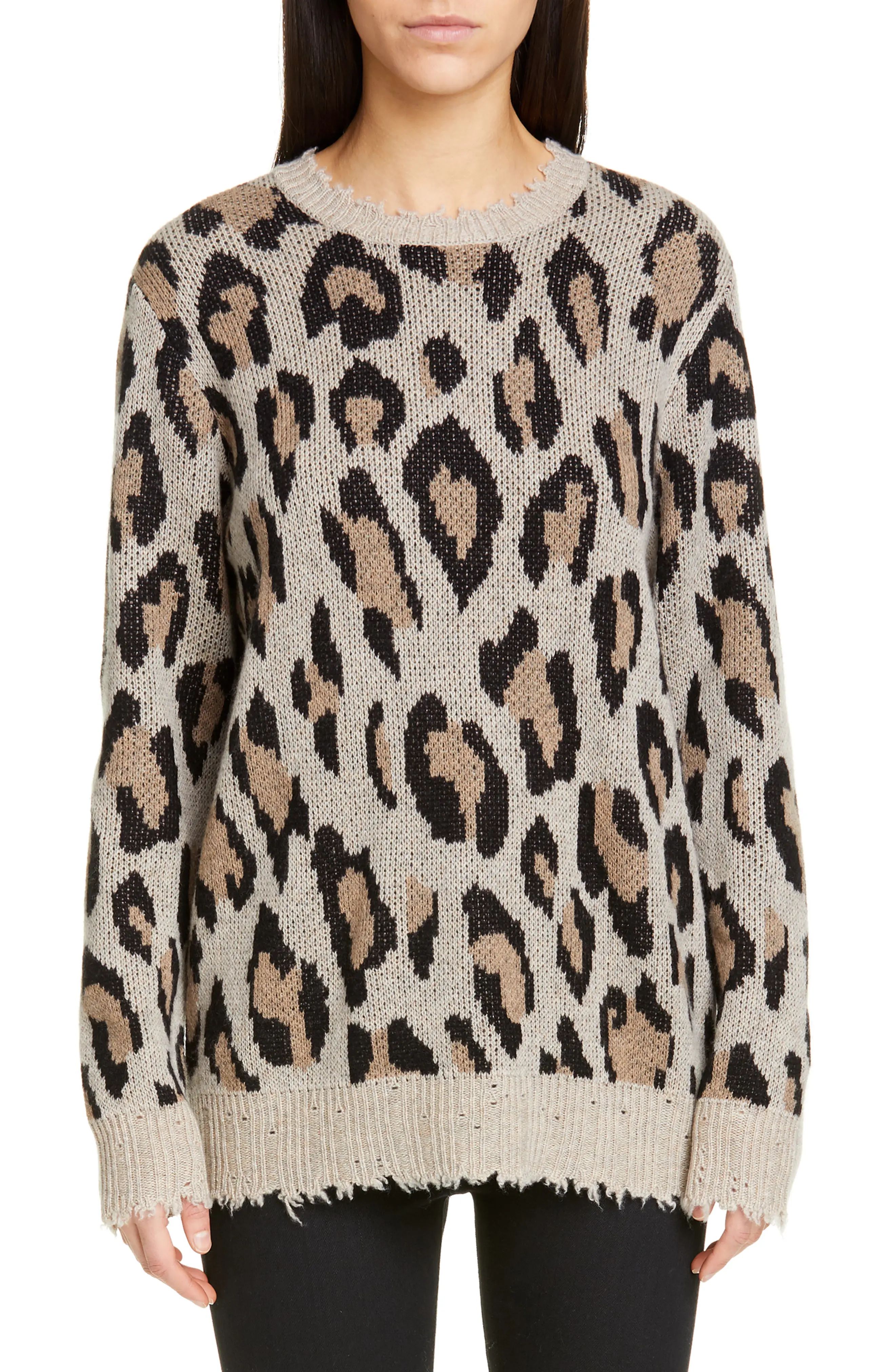 Women's R13 Leopard Cashmere Sweater | Nordstrom
