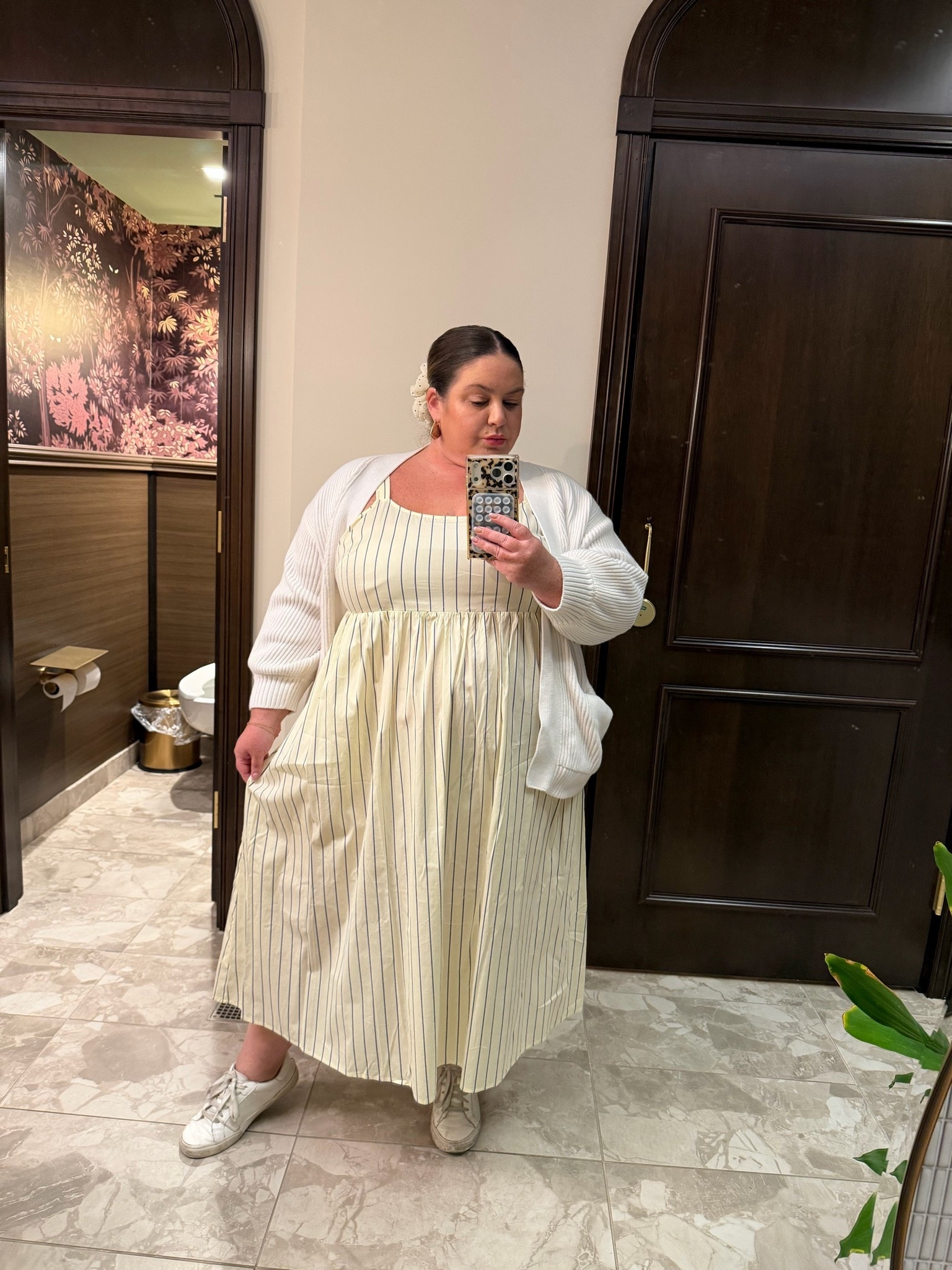 butter yellow dress for only $30! I am wearing a size 1X.

#LTKOver40 #LTKPlusSize #LTKootd