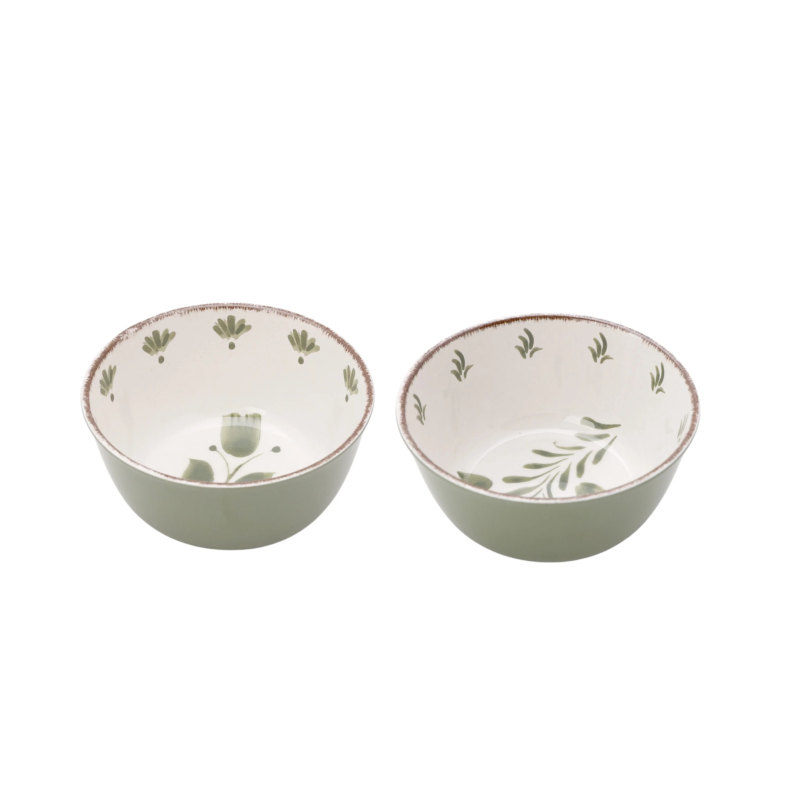 Better Homes & Gardens 2-Pack Bamboo Melamine Dip Bowl Set, Green - Walmart.com | Walmart (US)