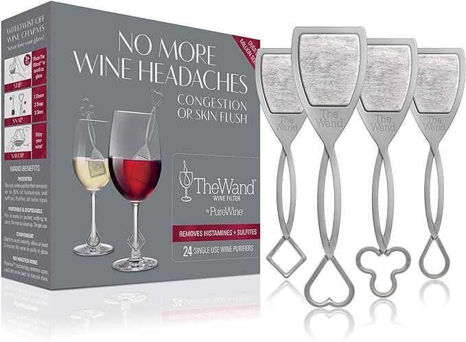 The Wand Wine Filter by PureWine | No More Wine Headaches | Removes Sulfites AND Histamines | By-... | Amazon (US)