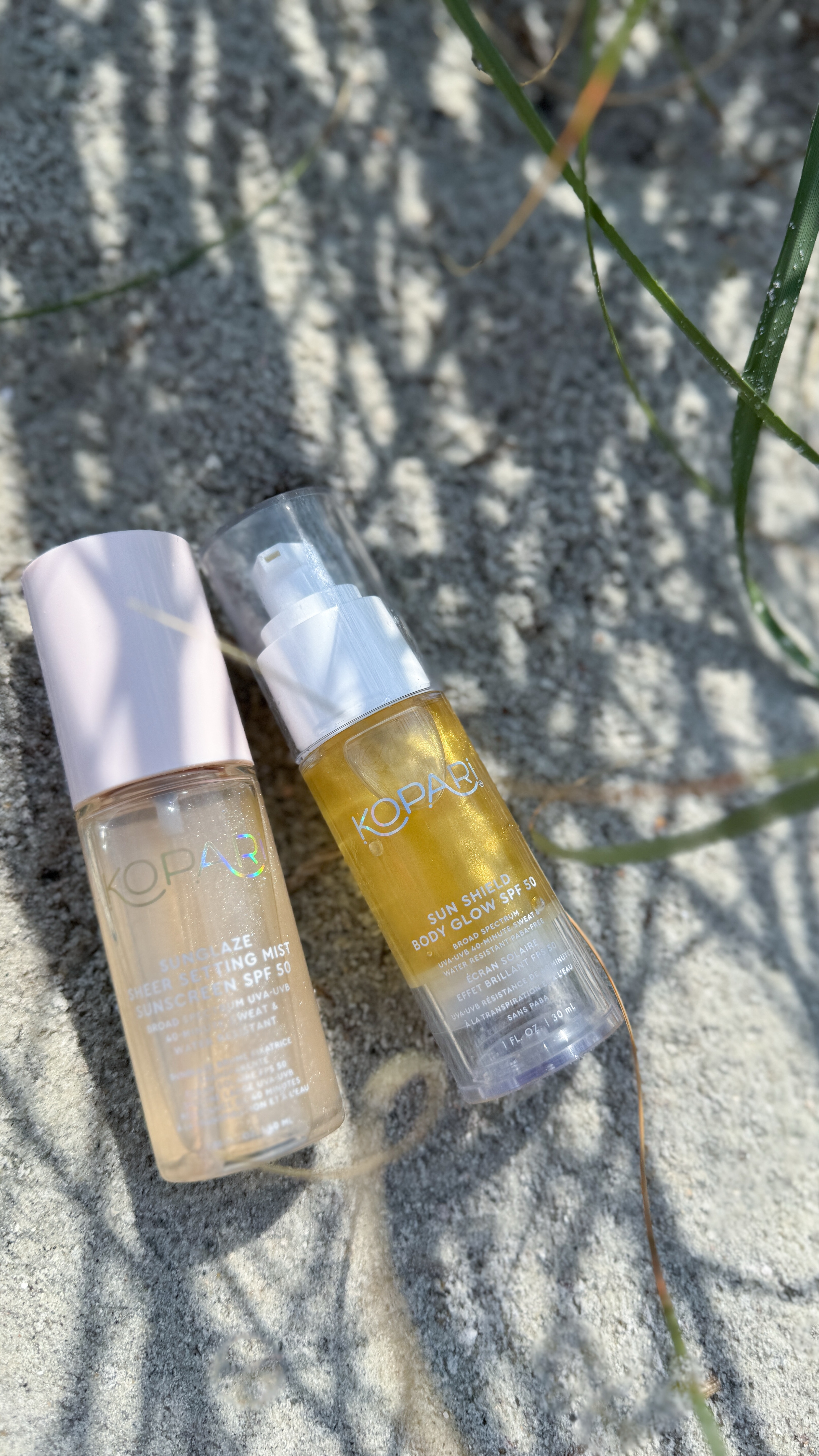 Glowing and protected with two SPF must-haves from Kopari:

Face: Sunglaze Sheer Setting Mist SPF 50 – sets makeup, hydrates, and smells like fresh melon.

Body: Sun Shield Body Glow SPF 50 – golden shimmer + coconut vanilla scent = vacation skin all day.

Kopari - SPF - Sunscreen - Setting Spray - Glass Skin  

#LTKSwim #LTKTravel #LTKBeauty