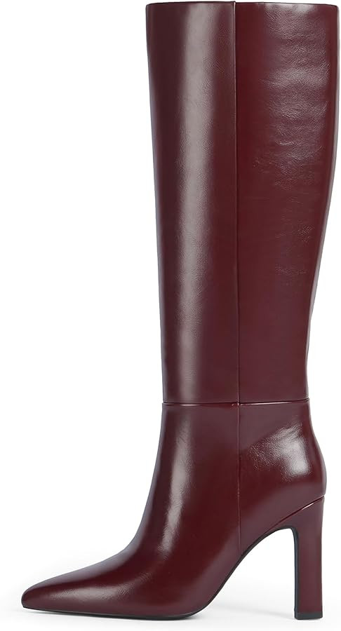 Knee High Boots Women Pointed Toe Chunky High Heel Tall Boots for Women Block Fall Long Knee High... | Amazon (US)