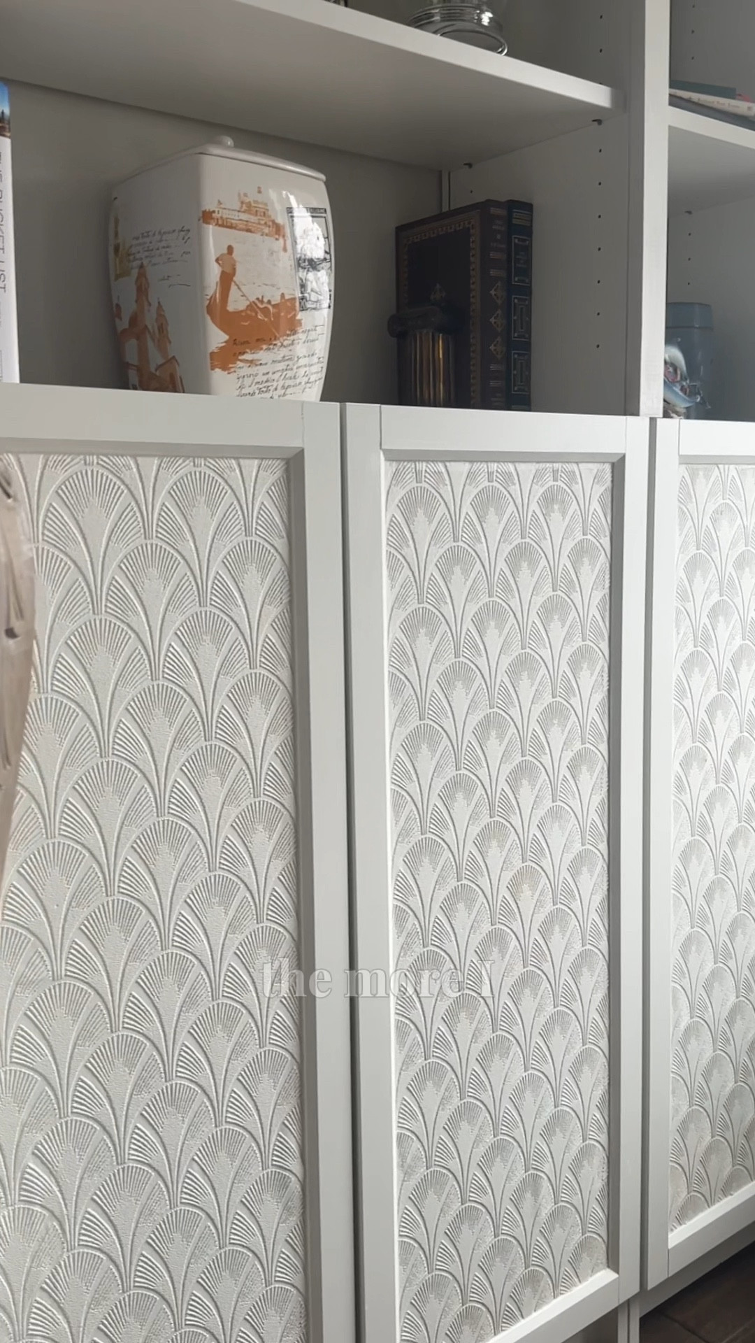 Transforming your ikea hack with simple details like textured, paintable wallpaper is a super easy and quick way to make it more luxurious and customized!✨ #vintagehome #nycapartment #apartmenttherapy #ikeahack #diysonadime 

#LTKsalealert #LTKhome #LTKstyletip