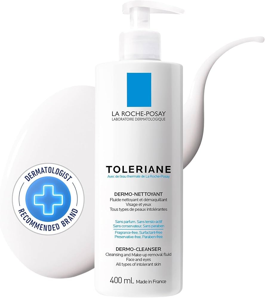 La Roche-Posay Unscented Face Cleanser for Sensitive Skin, Toleriane Dermo-Cleanser Soothing & Hy... | Amazon (CA)