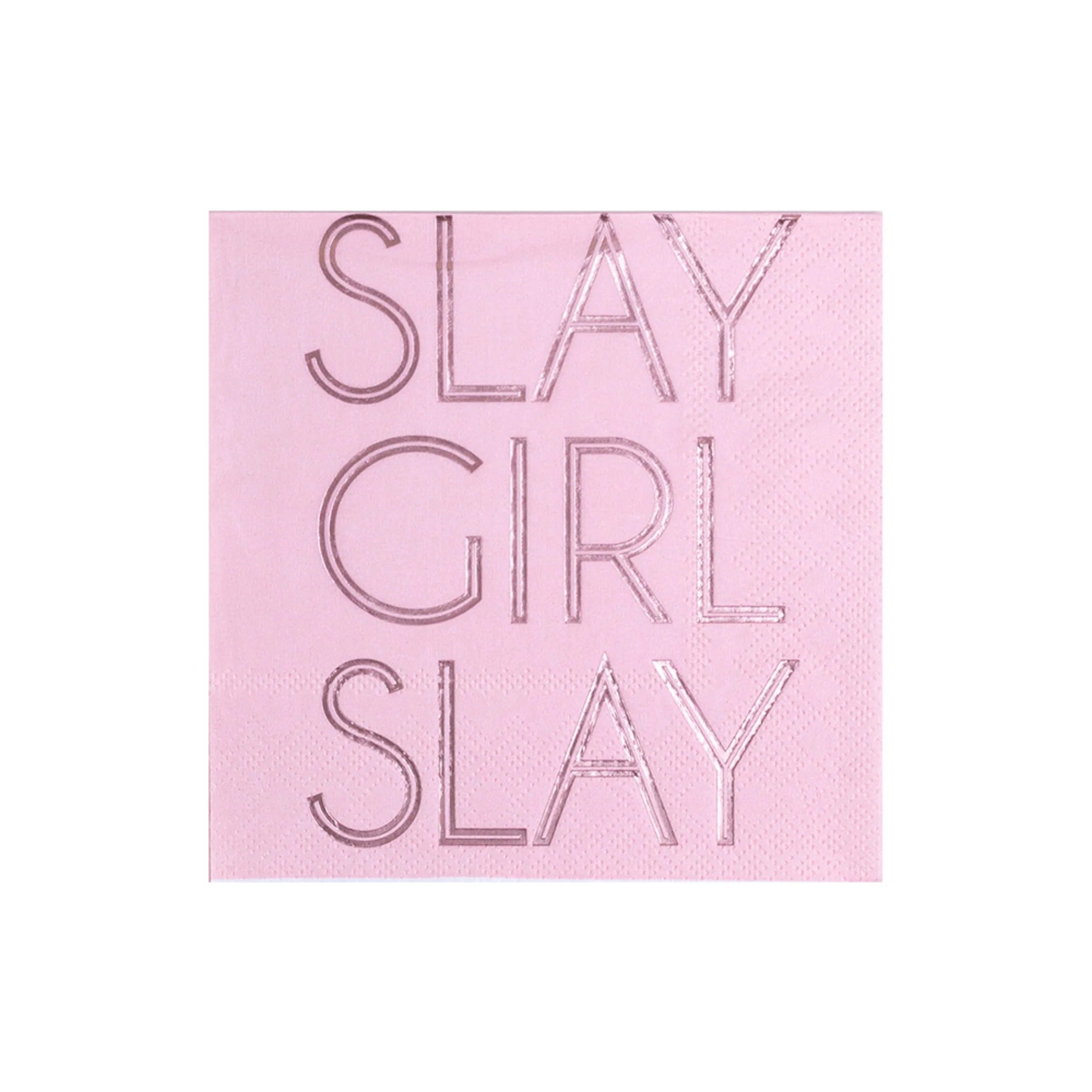 "Slay Girl Slay" Witty Cocktail Napkins | Jollity & CO.