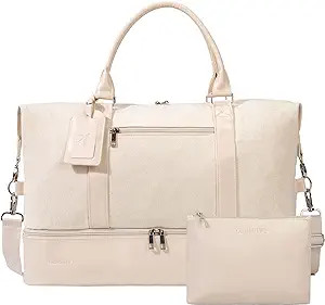 Weekender Bags For Women With Shoe Compartment Large Capacity Travel Overnight Bags Perfect For T... | Amazon (US)