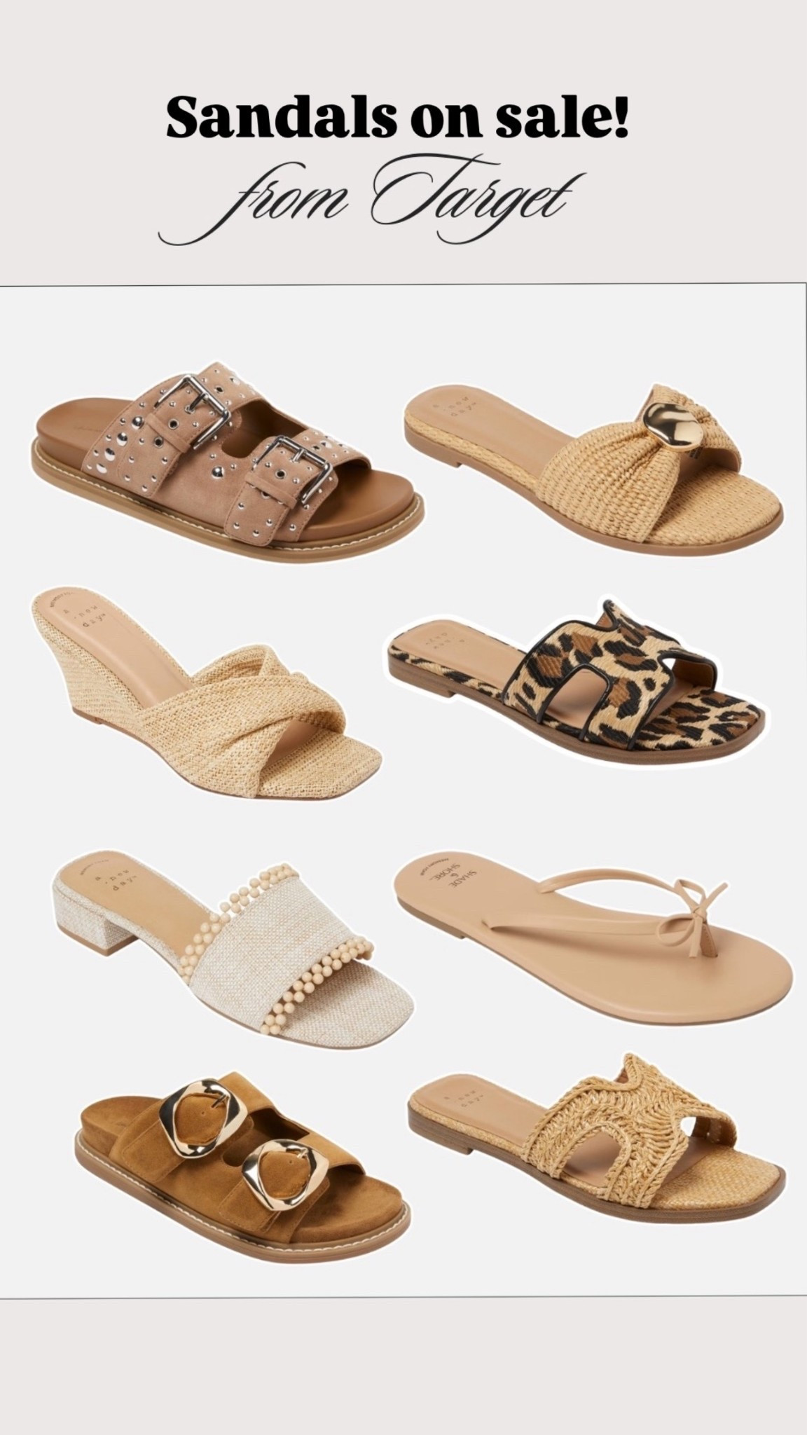 Target shoes and sandals 40% off!

#LTKmomlife #LTKOver40 #LTKSaleAlert