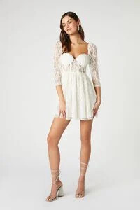 Lace Fit & Flare Mini Dress | Forever 21 (US)