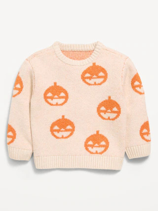 Printed Oversized Crew-Neck Sweater for Toddler Boys | Old Navy (US)