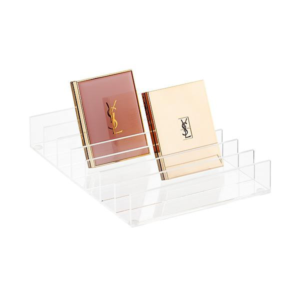 Luxe Acrylic 7-Section Divided Palette Insert | The Container Store