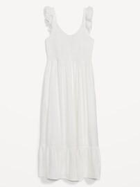 Fit & Flare Flutter Sleeve Smocked Midi Dress for Women | Old Navy (US)