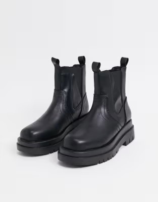 RAID Brazen chunky biker boots in black | ASOS (Global)