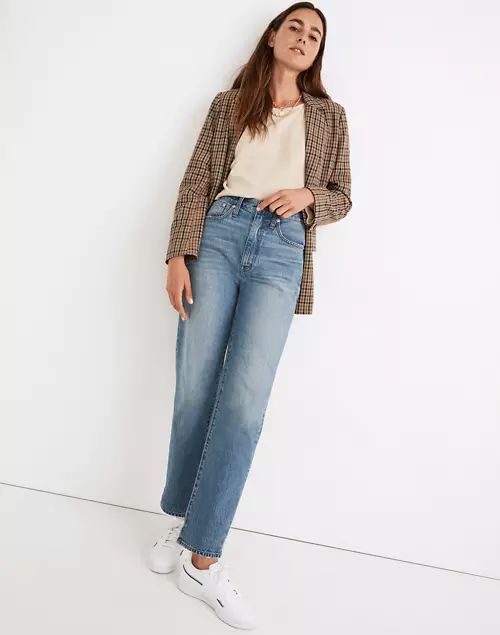 The Petite Perfect Vintage Straight Jean in Moultrie Wash | Madewell