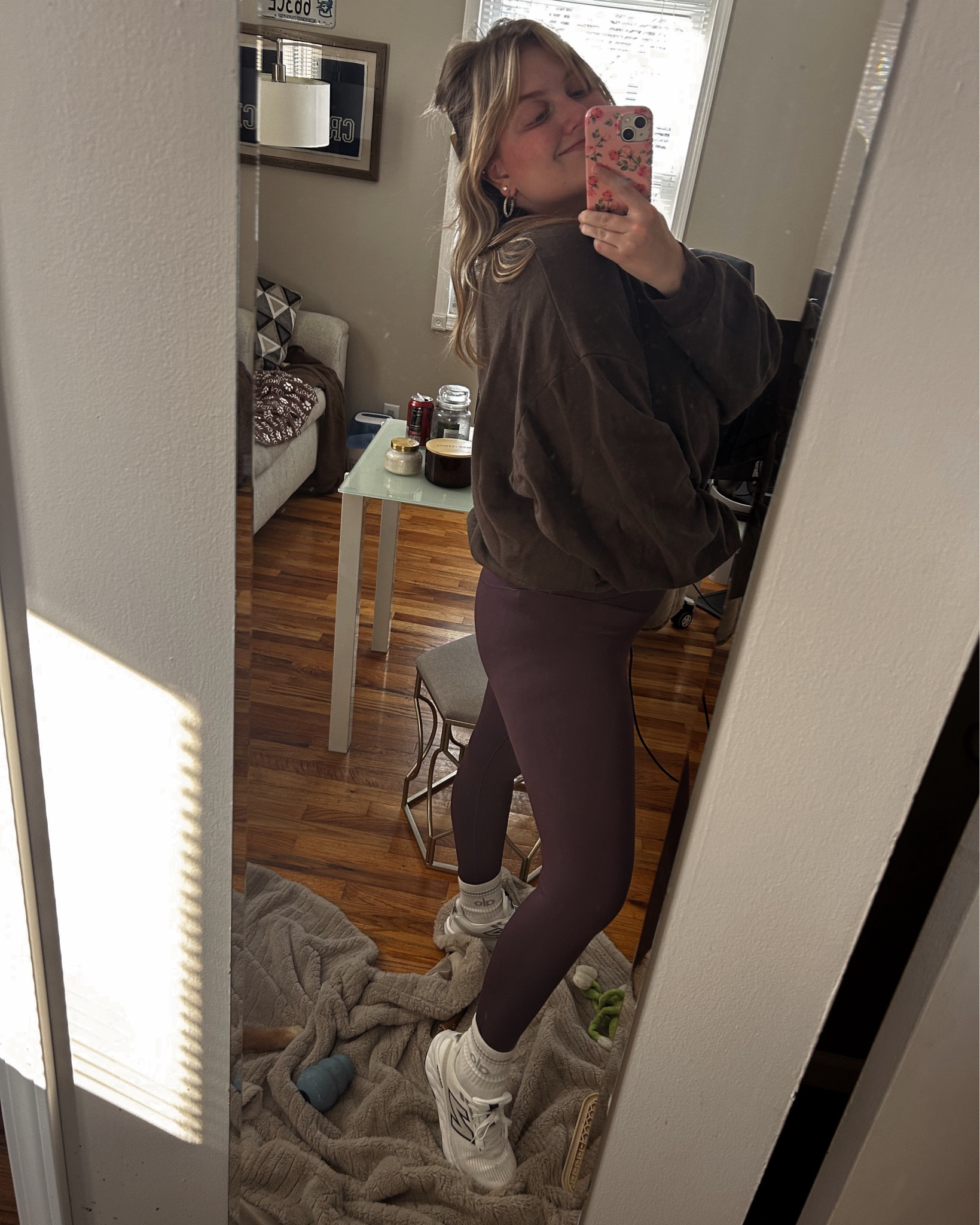 My go-to errand running outfit lately 🤎

The @Alo Yoga  Accolade crewneck in espresso is that perfect oversized cozy layer, paired with @Aerie deep purple crossover waist leggings for comfort + stretch. Finished with New Balance sneakers for all-day walking and my Thacker fanny worn crossbody to keep it hands-free and polished.

Comfortable, effortless, and still put-together — the kind of outfit you reach for on repeat 🤍

Linked here for details.

#LTKfit
#LTKathleisure
#LTKcasual
#LTKstyletip
#errandoutfit
#athleisurewear
#everydayoutfit
#cozycasual
#neutralstyle
#alo
#aerie
#newbalance
#crossbodybag
#fallathleisure
#winteroutfits
#comfortstyle

#LTKgrwm #LTKdayinmylife #LTKootd