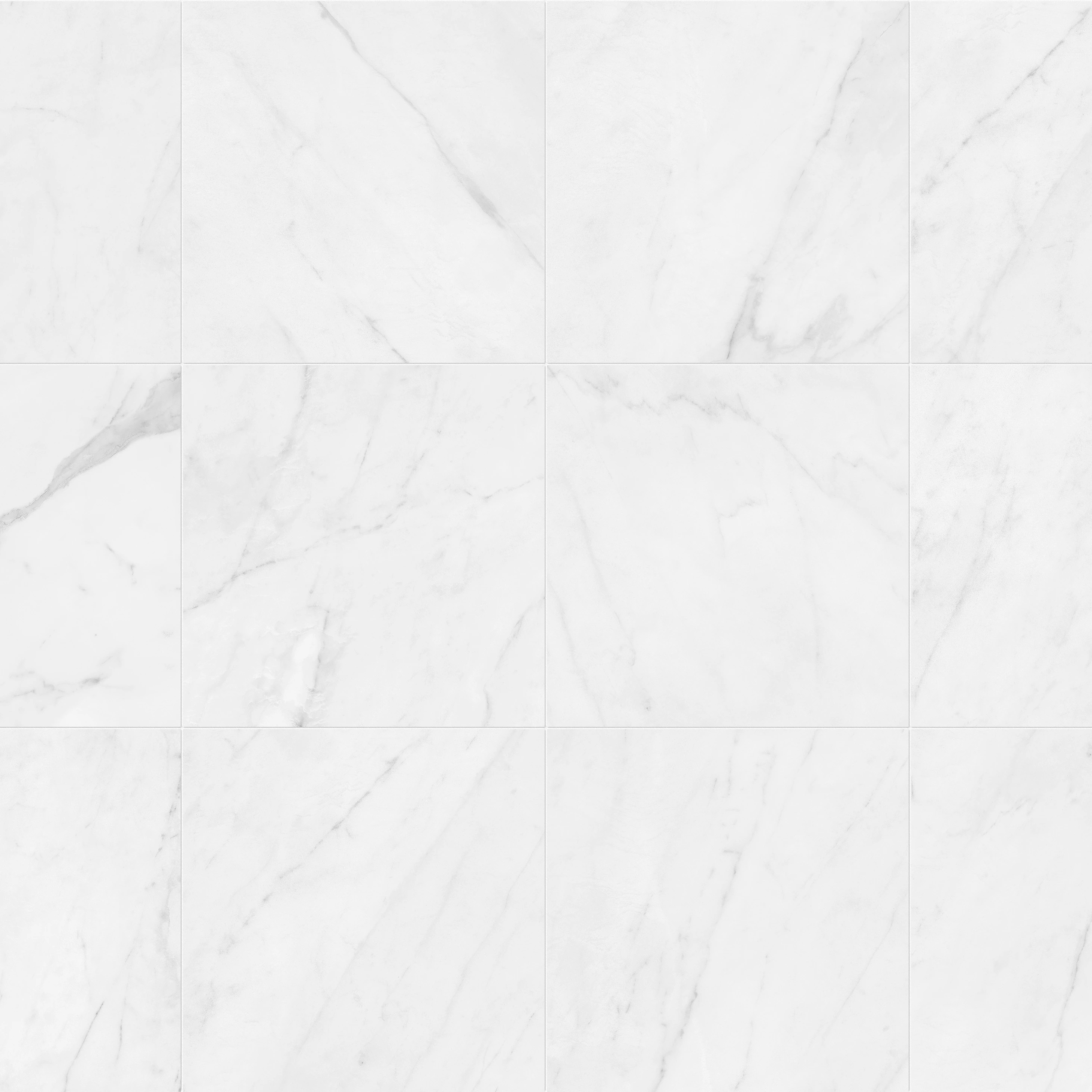 Style Selections Carrara Fresca 13-in x 13-in Matte Porcelain Floor and Wall Tile ( 1.17-sq ft Piece ) Marble | 1001-0375-0 | Lowe's