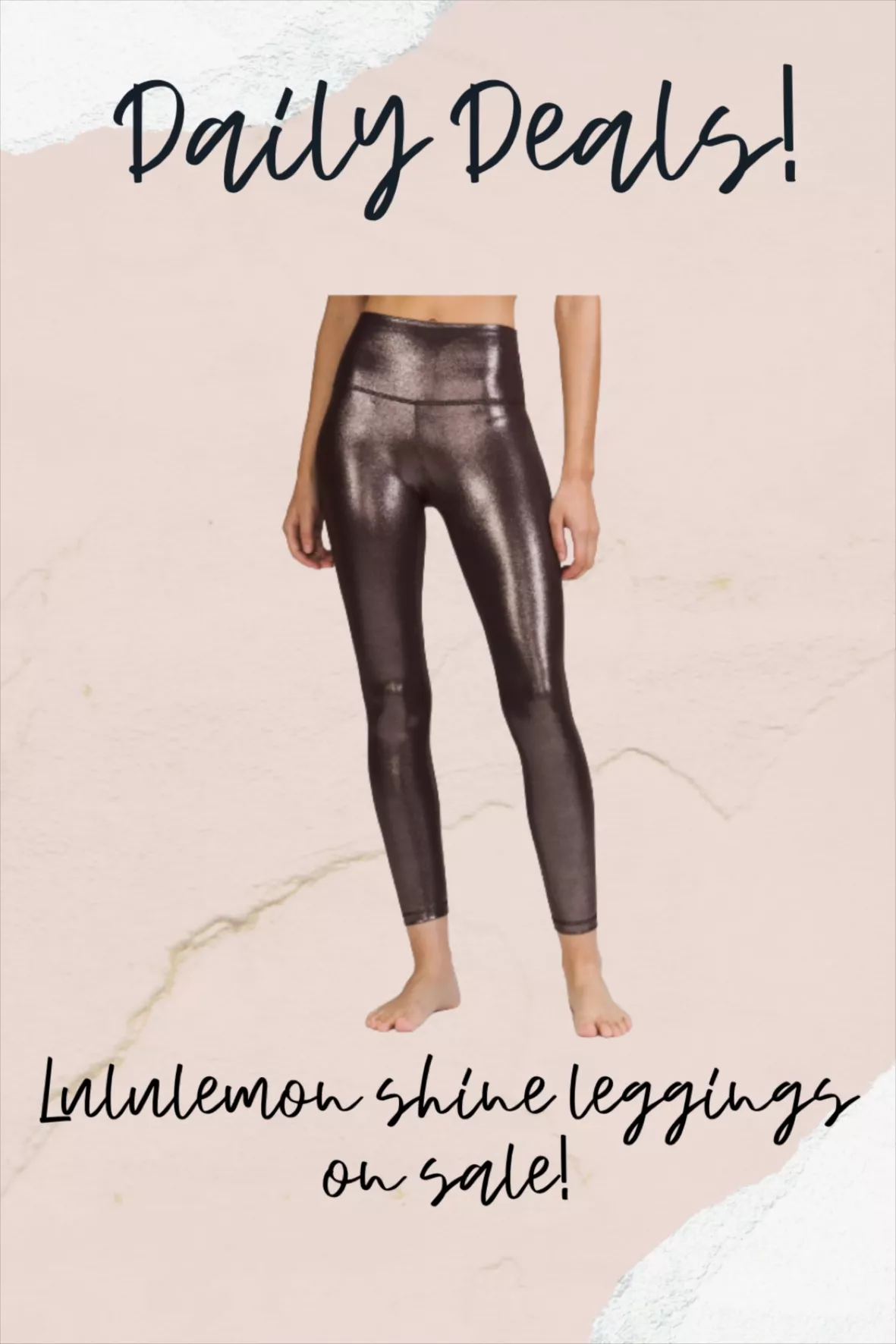Shiny High-Waisted Leggings for … curated on LTK