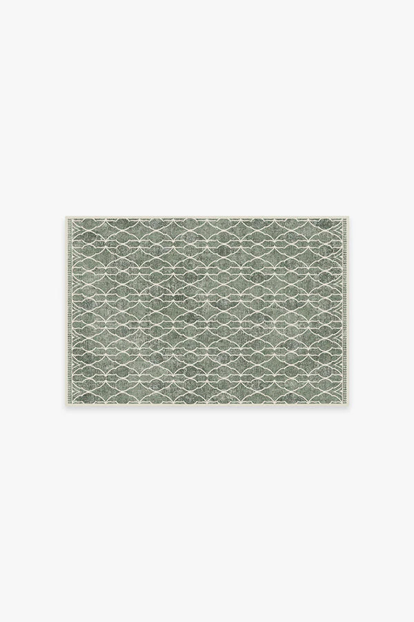 Grogu™  Trellis Sage Green Tufted Rug | Ruggable | Ruggable