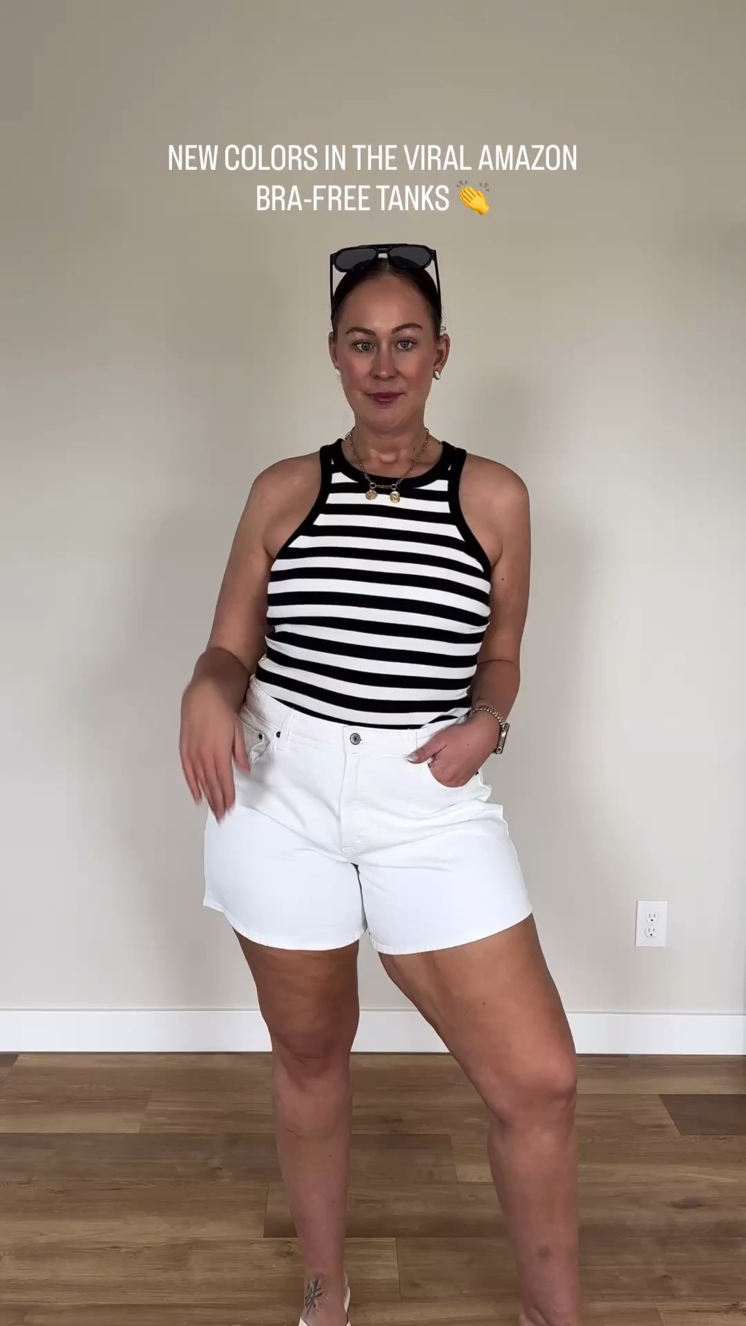 Amazon bra free tanks in new colors! Wearing a size large! Shorts are Abercrombie and are on sale (last day) use code AFSUMMER for extra 15% off


summer outfits

#LTKSaleAlert