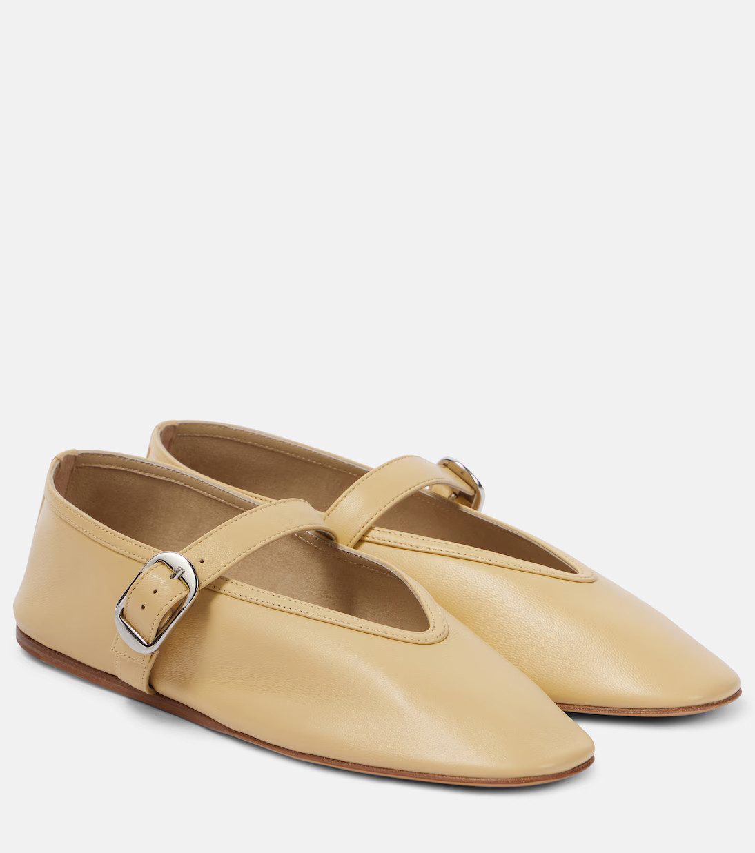 Stella leather ballet flats | Mytheresa (UK)