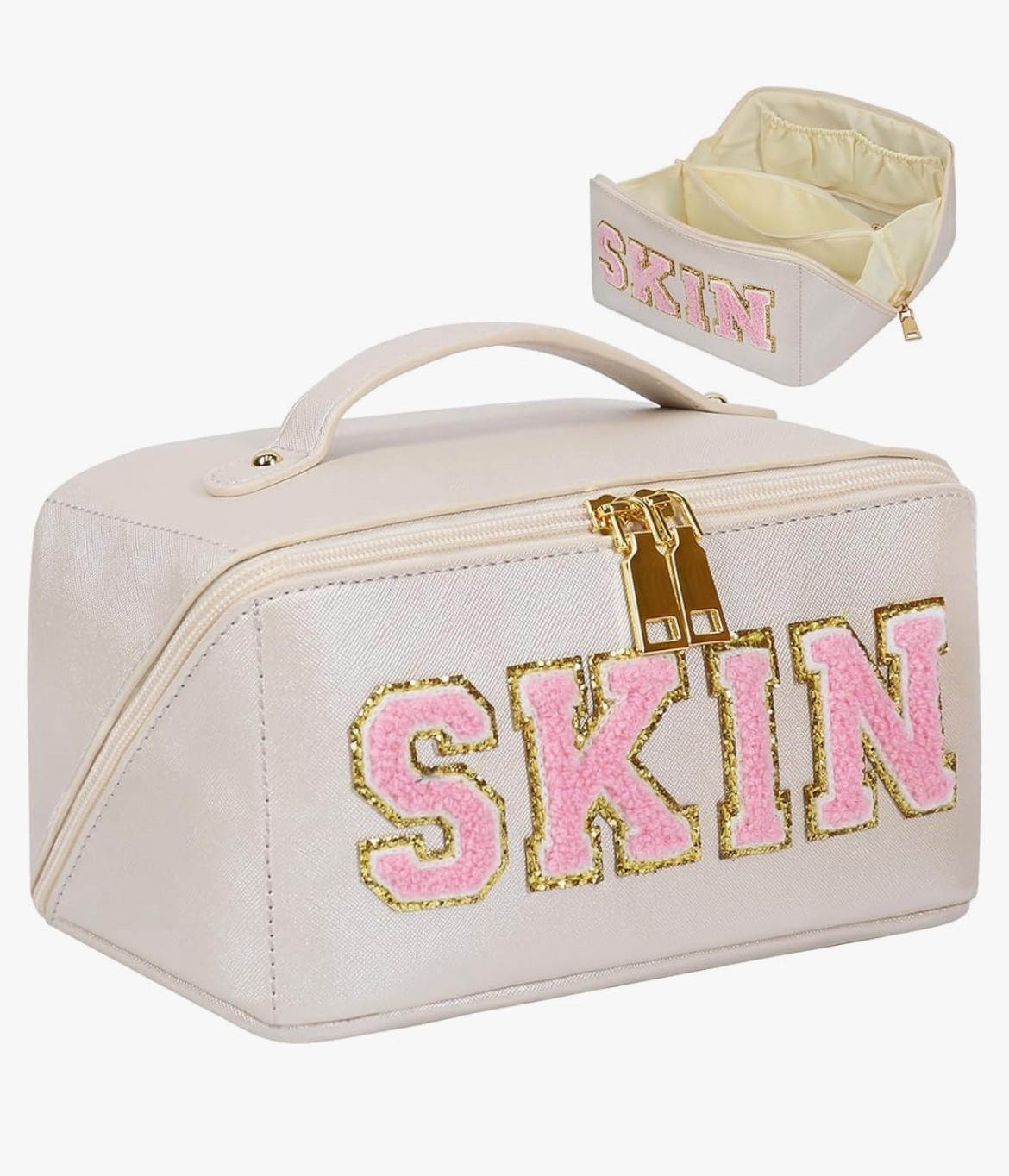 I have a couple upcoming trips. I'm traveling for and really wanted a separate bag for my skin care vs my make up bag. This is so roomy! 

#LTKTravel #LTKBeauty #LTKStyleTip