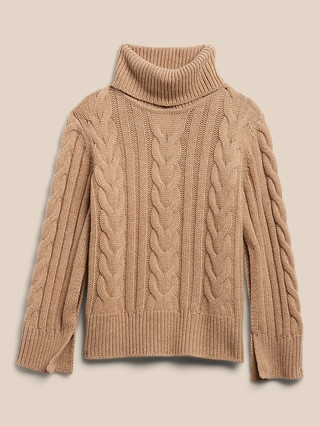 Merino-Cashmere Split-Sleeve Sweater | Banana Republic (US)