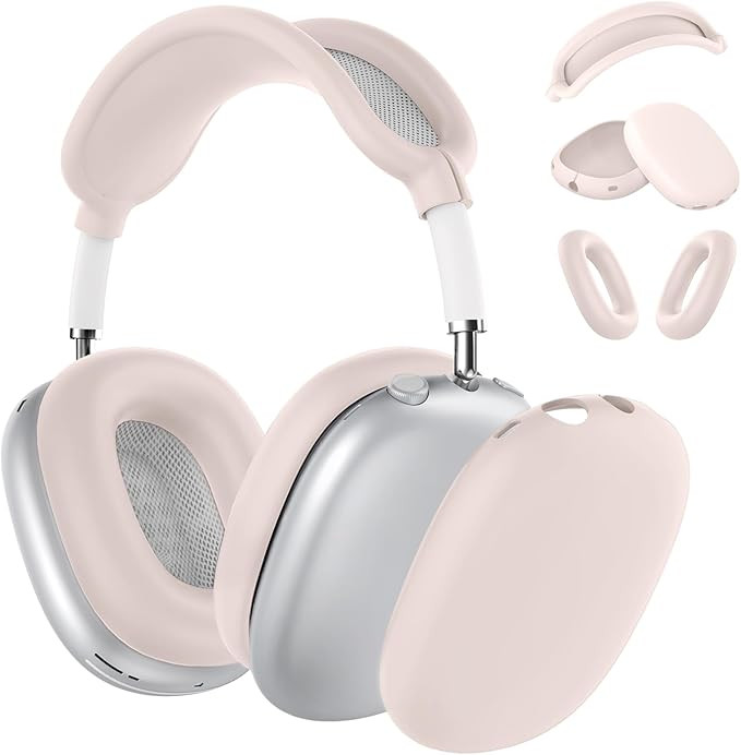 Silicone Case Cover for AirPods Max Headphones, Ear Pad Case Cover/Ear Cups Cover/Headband Cover ... | Amazon (US)