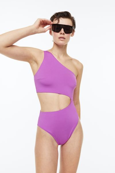 High-leg One-shoulder Swimsuit | H&M (US)