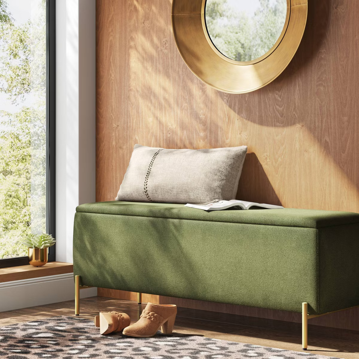 Ivy Upholstered Storage Bench - Threshold™ | Target