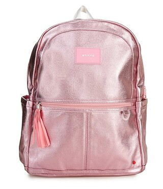 Kids Kane Pink/Silver Double Pocket Backpack | Dillard's