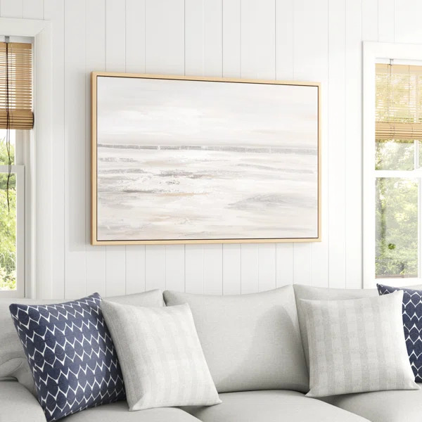 Silver Landscape - Print on Canvas | Wayfair North America