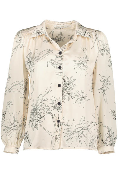 Jaclyn Button Down Blouse- Pearl Floral | Bishop + Young