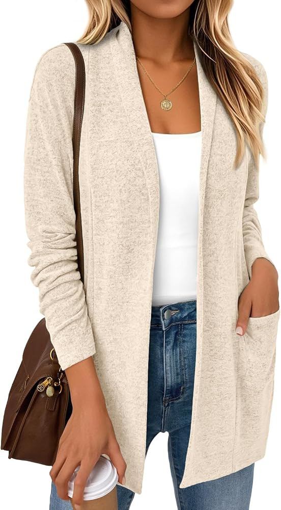 LILLUSORY Cardigan for Women Lightweight Cardigans Fall Fashion Outfits | Amazon (US)