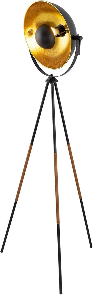 Kira Home Sulis 58" Modern Industrial Tripod LED Floor Lamp + 9W Bulb (Energy Efficient/Eco-Frien... | Amazon (US)