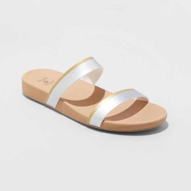 Women's Dani Two Band Slide Sandals - Shade & Shore™ | Target