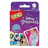 Mattel Games UNO Disney Princesses Card Game for Kids & Family Nights, Themed Deck & Special Rule... | Amazon (US)