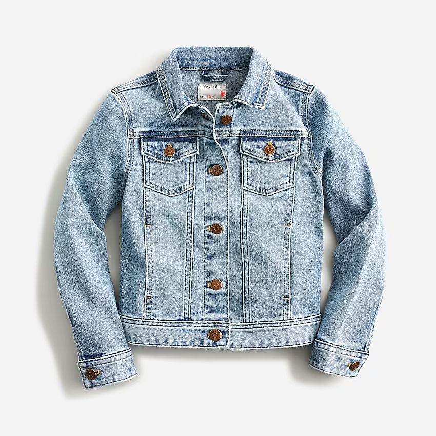 Girls' denim jacket | J.Crew US