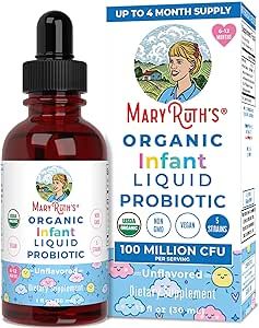 MaryRuth Organics USDA Organic Infant Liquid Probiotic Drops | Baby Essentials for Gut Health | P... | Amazon (US)