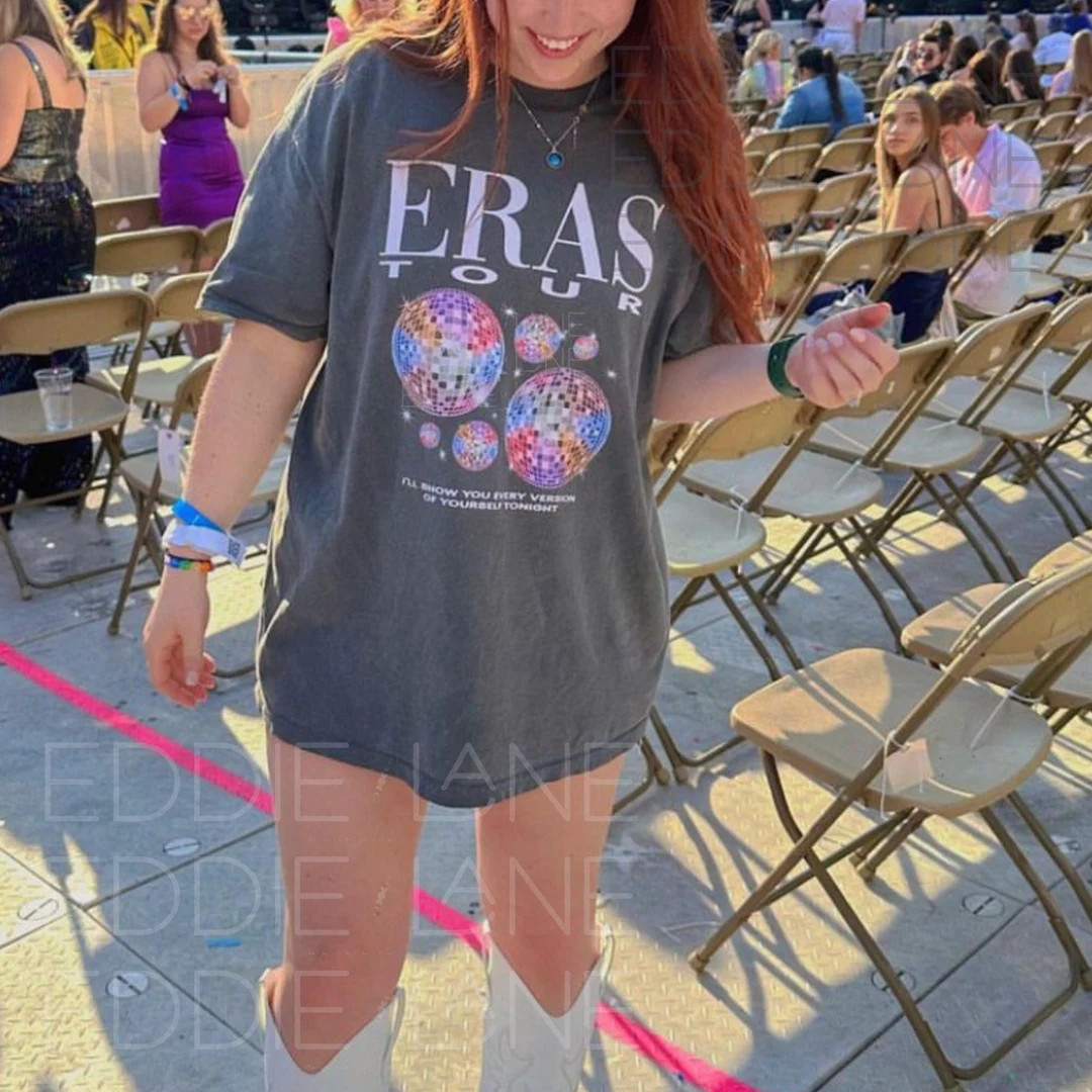 Original Mirror Ball Concert Unisex Comfort Colors Tee | Eras | Etsy (US)