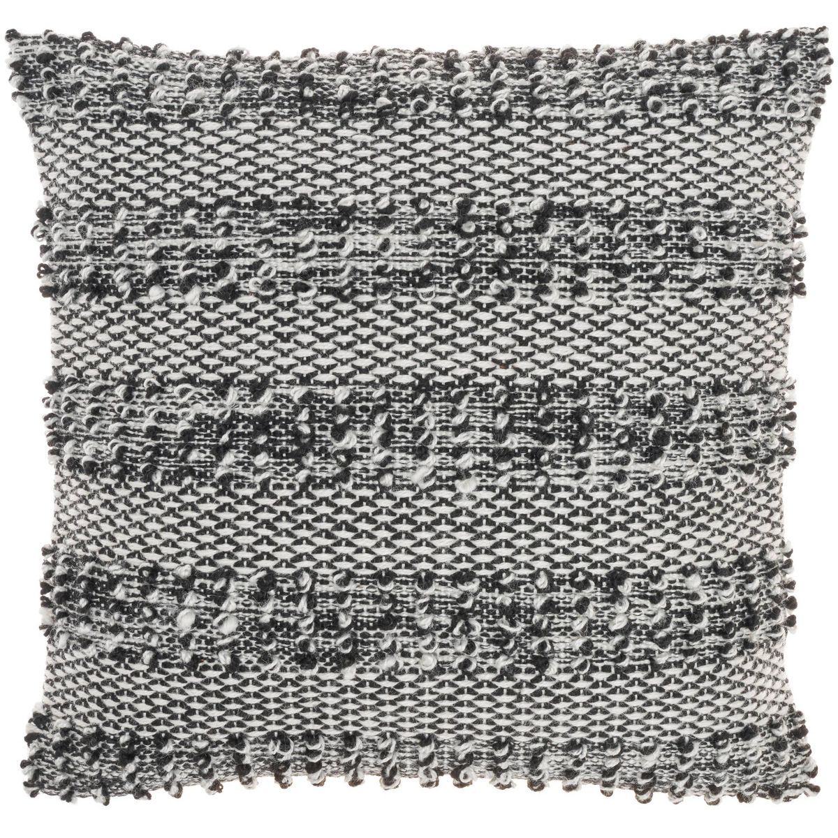 18"x18" Woven Striped and Dots Square Throw Pillow - Mina Victory | Target
