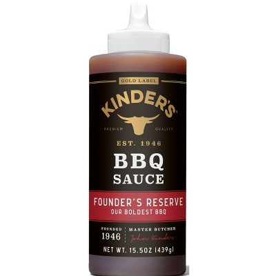 Kinder's Gluten Free Gold Label Founder's Reserve BBQ Sauce - 15.5oz | Target