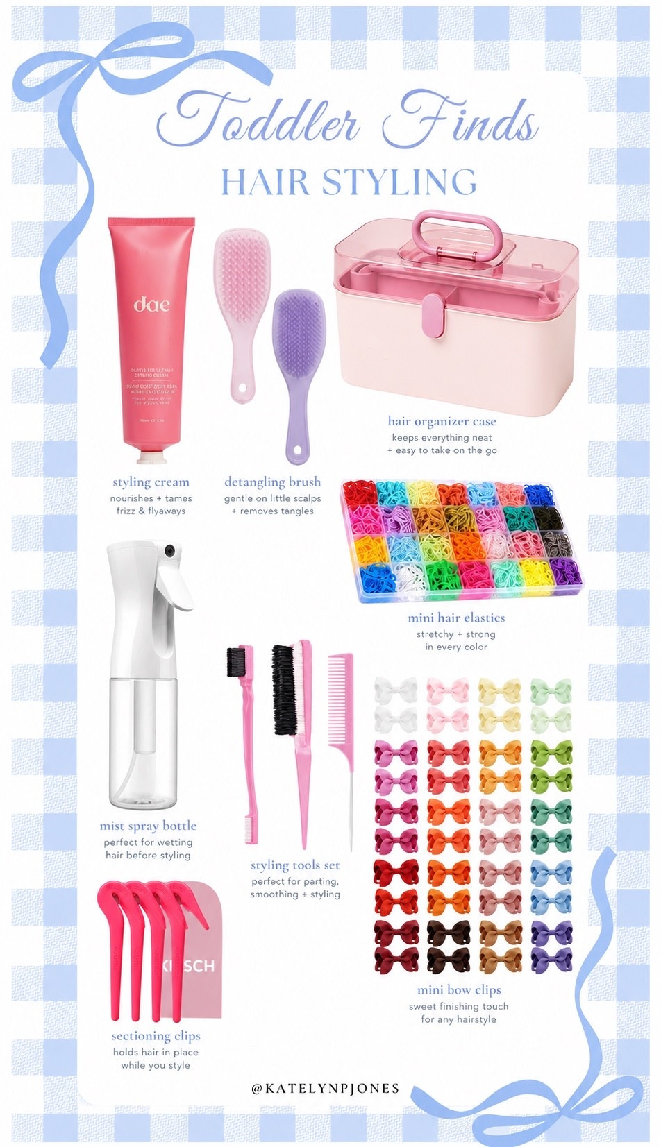 My toddler hair essentials! 🎀 These products have made getting Kollins ready so much easier (and way less stressful 😂). 

Amazon toddler hair finds • toddler hair routine • little girl hairstyles • baby girl bows • toddler hair accessories • Amazon mom favorites • easy hairstyles for toddlers • girls hair essentials

#LTKmorningroutine #LTKKids #LTKBeauty