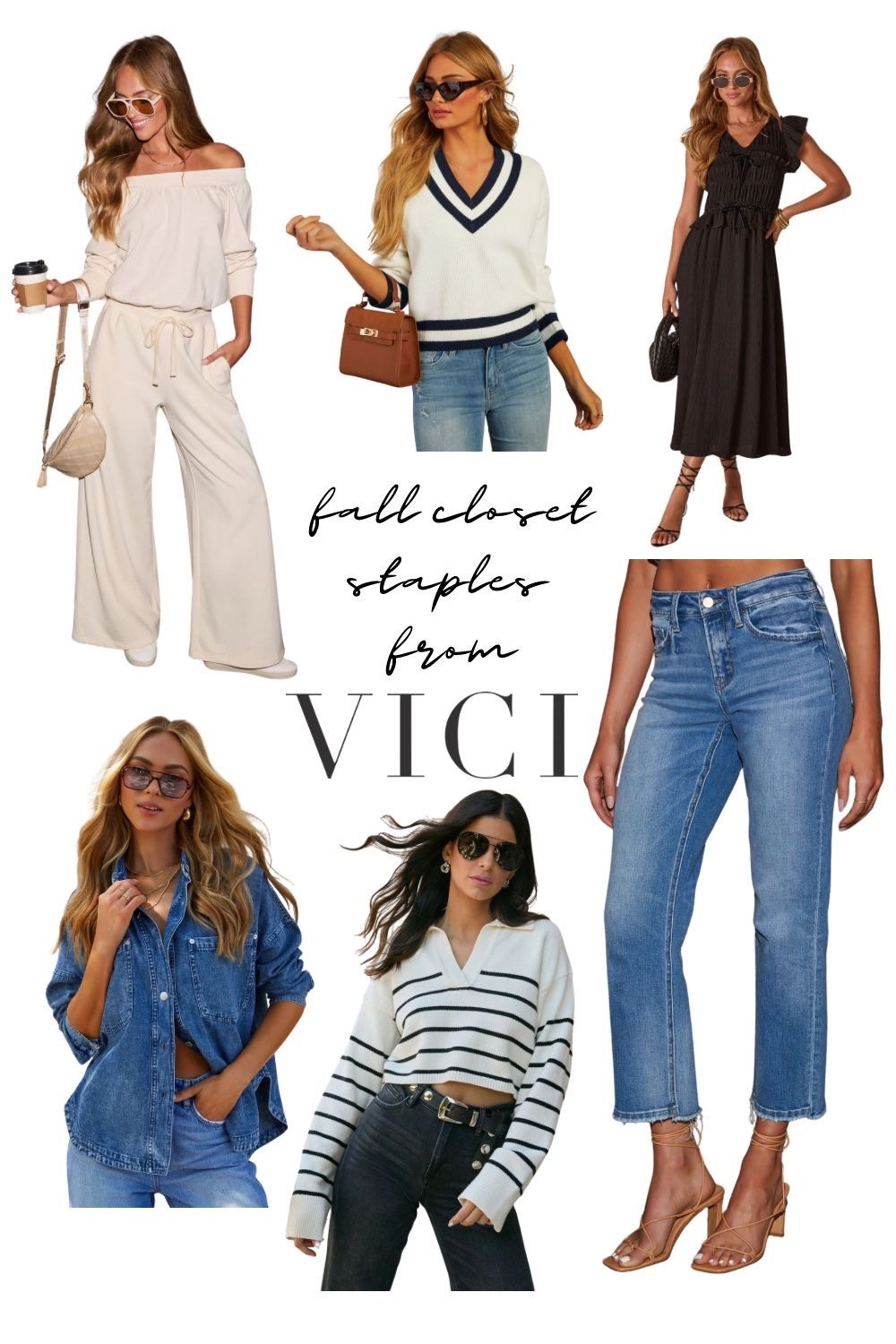 35% OFF Fall Closet Staples From Vici | Denim | Sweaters | Sets | Dresses

#LTKSaleAlert #LTKxVICI