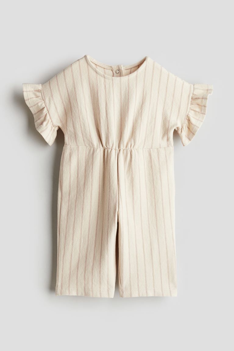 Short-sleeved Cotton Jumpsuit | H&M (US + CA)