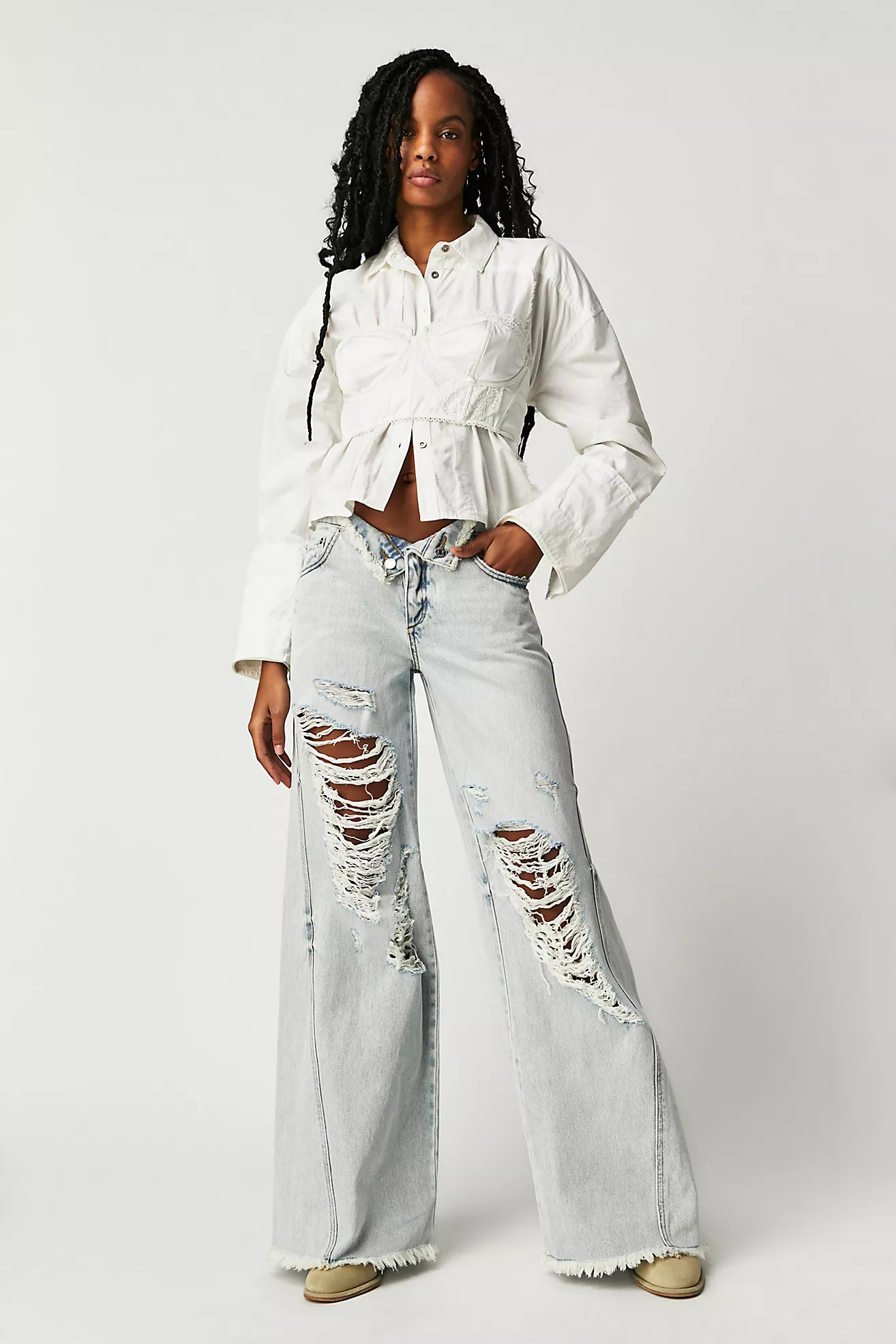 SER.O.YA Ollie Jeans | Free People (Global - UK&FR Excluded)