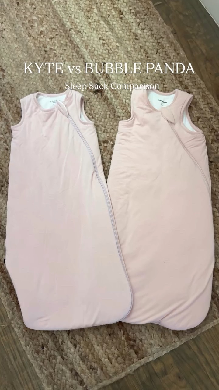 I have both of these brands and absolutely love them. My daughter sleeps well in either of them. I absolutely cannot tell a difference in material, fabric, or feel. Both are great, but bubble panda is definitely more affordable. #sleepsack #newmom #babyproducts #firstimemom

#LTKBaby