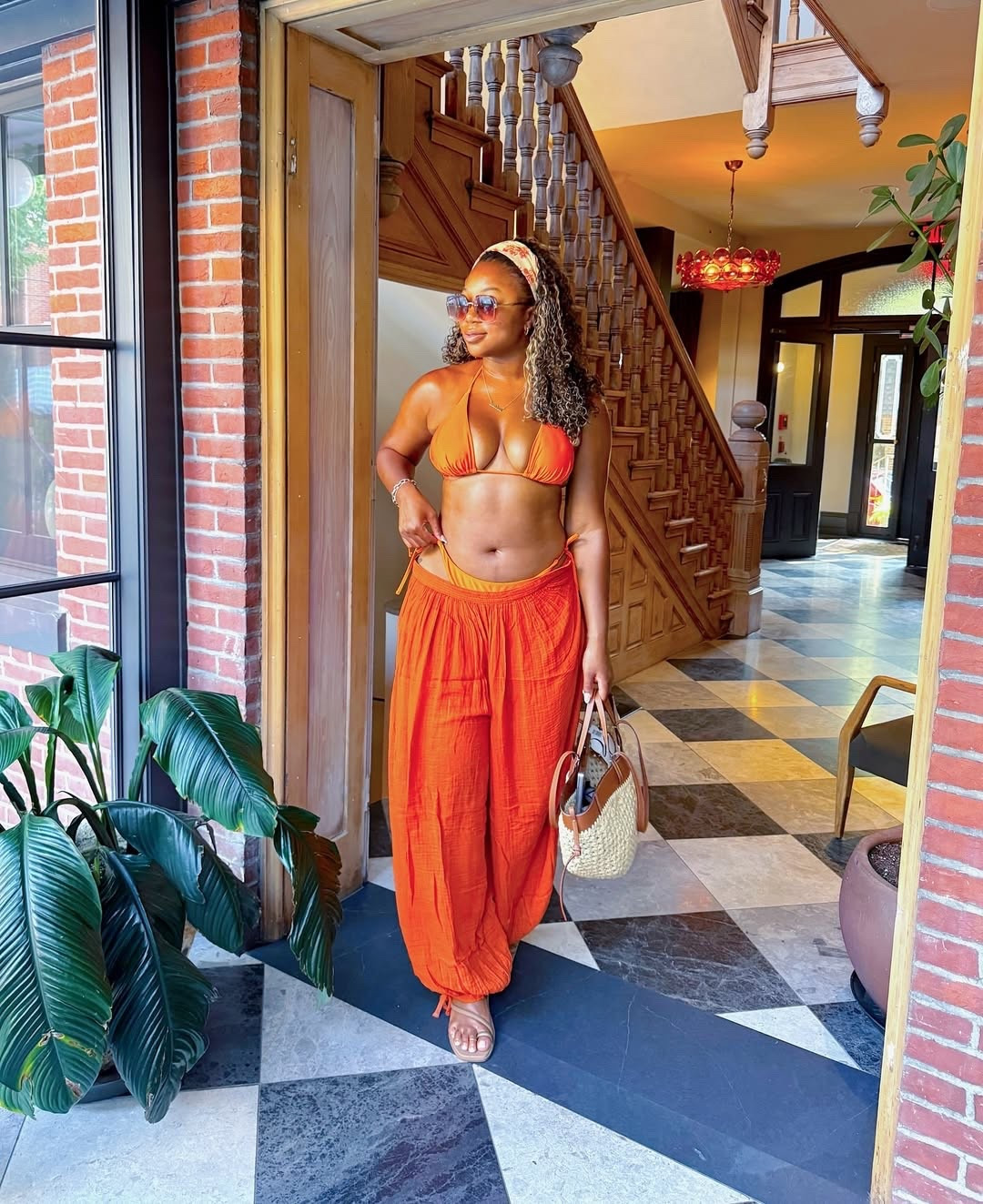 Loved this look!!! Pants are old! I tagged similar. Large in my swimsuits. 🤍✨

#LTKfindsunder50 #LTKstyletip #LTKswim