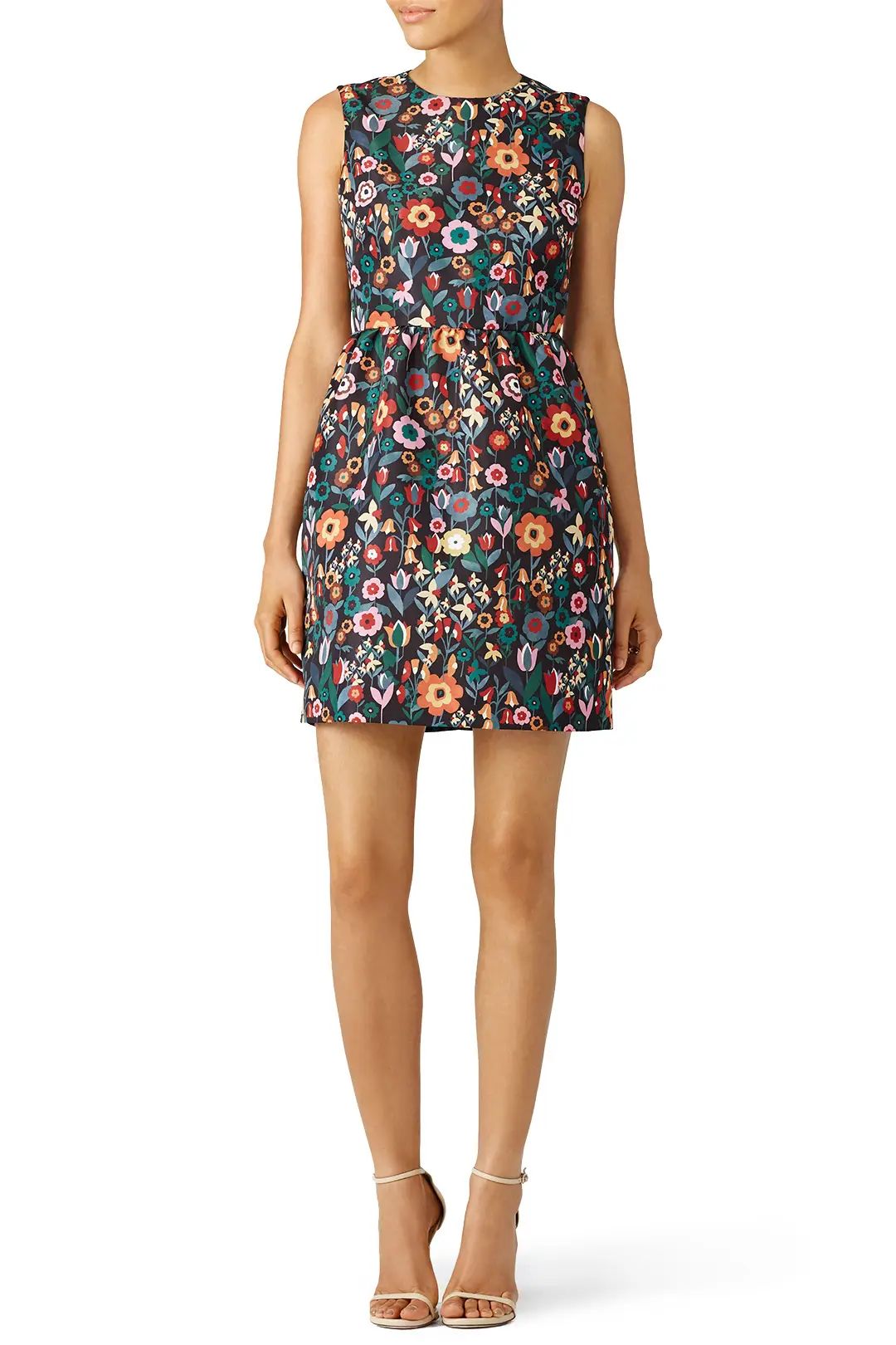 RED Valentino Fancy Flower Printed Dress | Rent The Runway