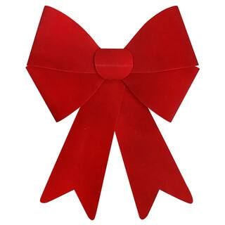 17.5" Red Velvet Outdoor Bow by Celebrate It™ | Michaels Stores